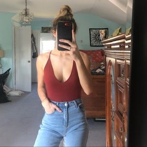 Forever 21 Rust Bodysuit